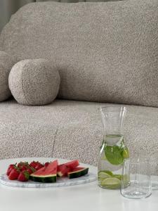 Posezení v ubytování GOLD Apartment - Lotnisko Pyrzowice-Katowice