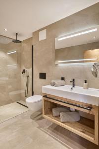 Koupelna v ubytování Das Refugium Mountain Apartment Ötztal - Längenfeld