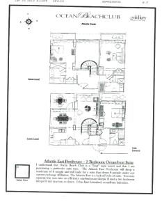 un plan d'étage d'une maison avec dans l'établissement Hilton Vacation Club Ocean Beach Club, à Virginia Beach
