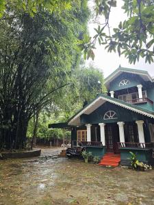 Zahrada ubytování Bamboo house