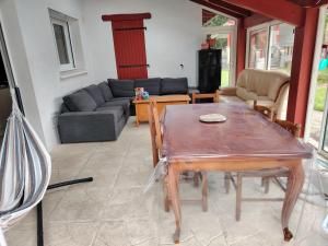 Χώρος καθιστικού στο Maison familiale 6 chambres