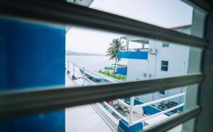 Balkon oz. terasa v nastanitvi El Navegante de Culebra