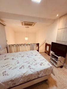 Μια τηλεόραση ή/και κέντρο ψυχαγωγίας στο Village frente ao mar pé na areia