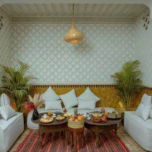 Posezení v ubytování Riad Darino Marrakech Heritage + 37 fotografií