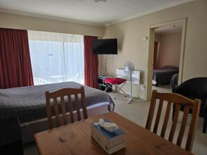 Posezení v ubytování Alpenhorn Motel
