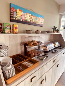 Eldhús eða eldhúskrókur á Boutique Hotel & apartments JT Curaçao