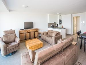 Istumisnurk majutusasutuses Flat in Belgium with Stunning Sea Views, cleaning included