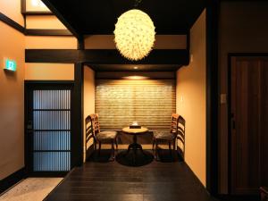 松原堺町纺织度假屋的休息区