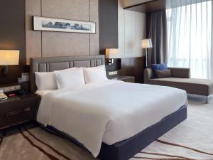 Postel nebo postele na pokoji v ubytování Crowne Plaza Zhangzhou by IHG