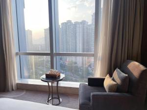 Posezení v ubytování Crowne Plaza Zhangzhou by IHG