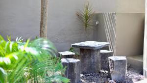 Zahrada ubytování Pandan Bungalows