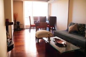 Posezení v ubytování Habitación Doble Ciudad Salitre