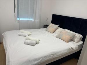 Katil atau katil-katil dalam bilik di Apartman LANA