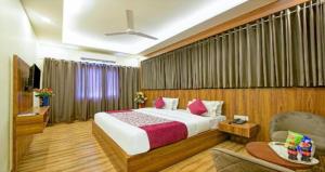 Voodi või voodid majutusasutuse Hotel Olive Aero Suites Near Delhi Airport toas