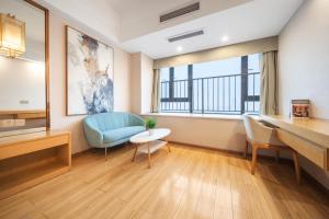 Atpūtas zona naktsmītnē Kuanyue Service Apartment Chongqing Lijia Children's Hospital Happy Valley Branch