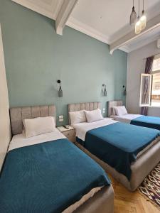 Voodi või voodid majutusasutuse Cheers Hostel Cairo toas