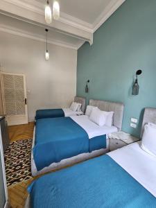 Voodi või voodid majutusasutuse Cheers Hostel Cairo toas