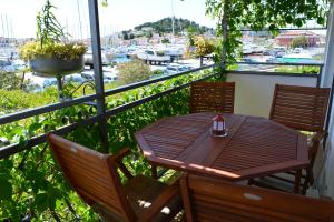 Balkón nebo terasa v ubytování Sunny Day apartments