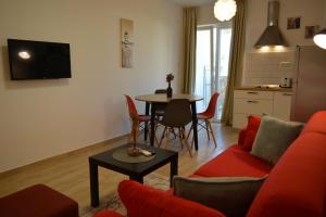 Kuchyň nebo kuchyňský kout v ubytování Sunny Day apartments