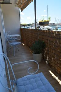 Balkón nebo terasa v ubytování Sunny Day apartments
