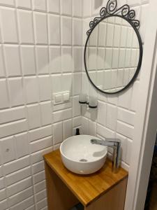 Kúpeľňa v ubytovaní Apartament Nad Starą Odrą