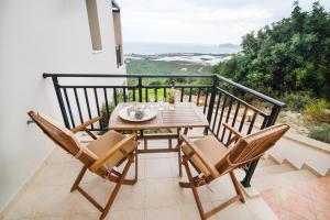 A balcony or terrace at Roubini Apartments