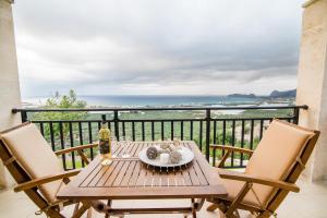 A balcony or terrace at Roubini Apartments