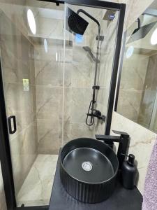 Koupelna v ubytování Apartmani Popivoda