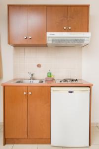 A kitchen or kitchenette at Roubini Apartments