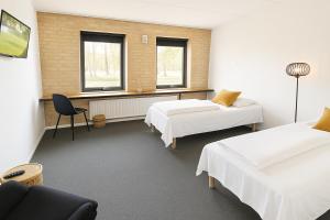 Hotel Svanegården客房内的一张或多张床位