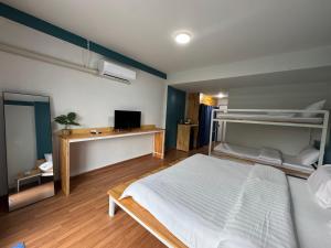 Postel nebo postele na pokoji v ubytování Moocoworking + 37 fotografií