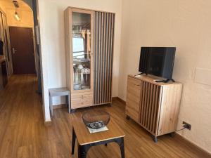 Μια τηλεόραση ή/και κέντρο ψυχαγωγίας στο Appartement n 216 Moriani plage