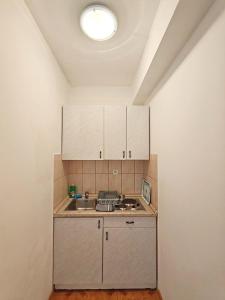 Kuchyň nebo kuchyňský kout v ubytování Apartments Mediterano