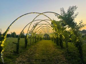 Zahrada ubytování Rêver - Glamping and Villa
