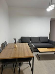 Posezení v ubytování New central Residencie