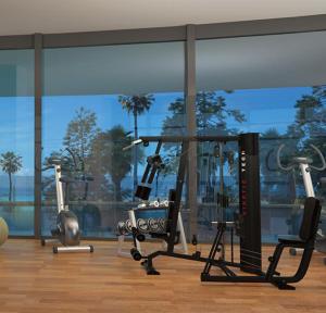 Fitness centrum a/nebo fitness zařízení v ubytování Navi Studio with Sea View
