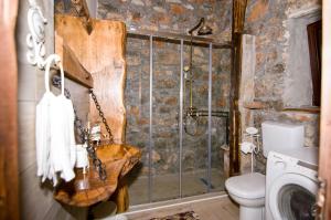 Koupelna v ubytování Casa Storia & Casa Antica