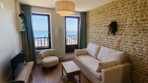 Posezení v ubytování L'Hirondelle