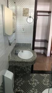 Koupelna v ubytování Hotel Vale Verde