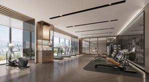 Fitness centrum a/nebo fitness zařízení v ubytování Crowne Plaza Rugao