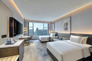 Posezení v ubytování Crowne Plaza Rugao + 37 fotografií