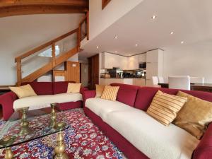 Posezení v ubytování Penthouse Apartment Perla
