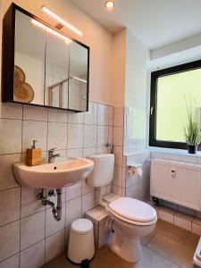 Ένα μπάνιο στο Makro Apartment Großenhain +11 φωτογραφίες