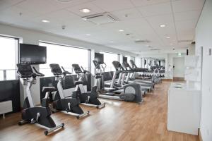 Fitness centrum a/nebo fitness zařízení v ubytování Scandic Sydhavnen