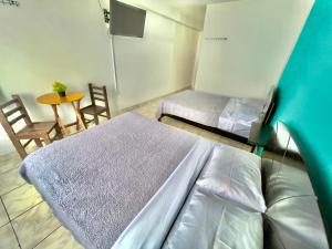 Posezení v ubytování The King Frog Beach Hostal