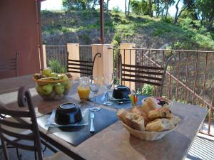 Možnosti snídaně pro hosty v ubytování Villa Nais B&B
