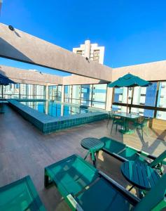Kolam renang di atau dekat dengan Rooftop 470 academia e cowork, Piscina Ap 1107