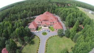 Letecký snímek ubytování Hotel - Dworek Tryumf