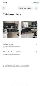 a screenshot of the website of a furniture store at Chambres 24h du mans in Saint-Gervais en-Belin