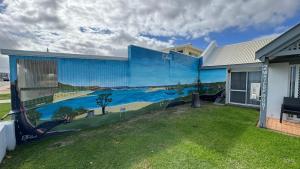 a mural on the side of a building at Waterfront Unit 2 in Kalbarri